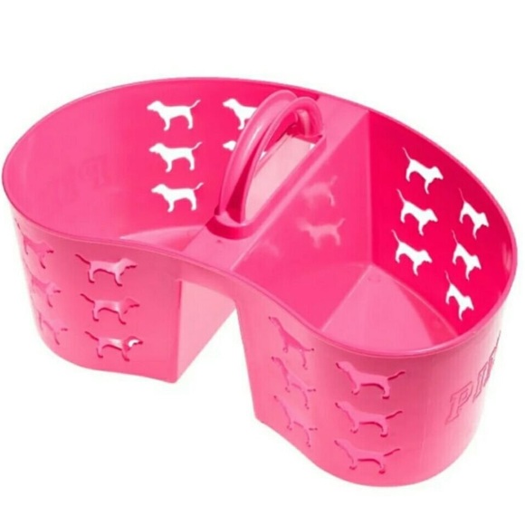 ❌❌SOLD❌❌❌VICTORIA’S SECRET PINK DOG HTF SHOWER/BATH CADDY - Picture 1 of 4